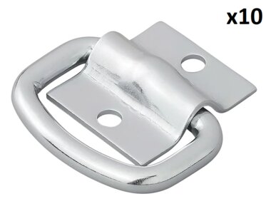 Zweiteiliges Zurrose 42 x 36 mm x10 Stuck