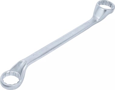 Doppel-Ringschlussel, gekropft SW 75° 46 x 50 mm