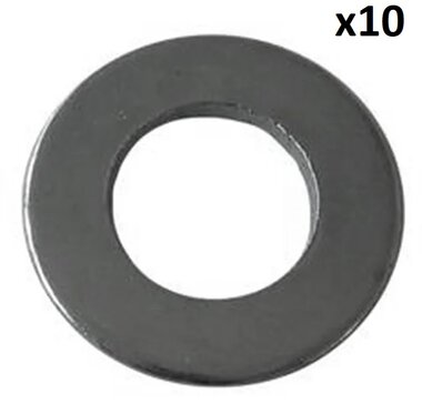 Unterlegscheibe A 13 DIN 125-ST x10 Stuck