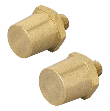 Schraubbare Batteriepole-Set (+) und (-) aus Messing M8