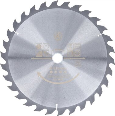 Hartmetall-Kreissageblatt Ø 315 x 30 x 3,0 mm 30 Zahne