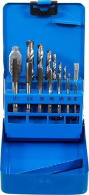 Gewindeschneid-/HSS-Bohrer-Satz | M3 - M12 / 2,5 - 10,2 mm