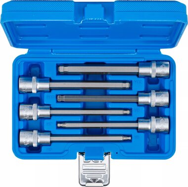 Bit-Einsatz-Satz Antrieb Innenvierkant (1/2) Innensechskant mit Kugelkopf 5 - 12 mm 6-tlg
