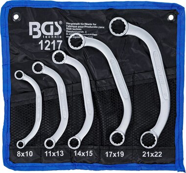Starter- und Blockschlussel-Satz 8 x 10 - 21 x 22 mm 5-tlg