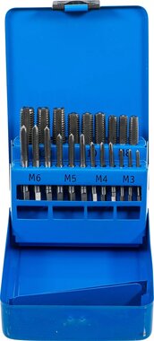 Gewindeschneid-Satz M3 - M12 21-tlg
