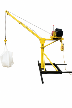 Baukran 500 kg 25 m elektrisch 230V – 360° Drehung