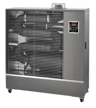 Infrarot-Dieselstrahler Pro 13 kW Silber 140–750 m³