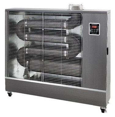 Infrarot-Dieselheizer Pro 16 kW Silber 180–920 m³