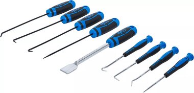 Nadel-, Haken- und Schaber-Satz | 9-tlg.