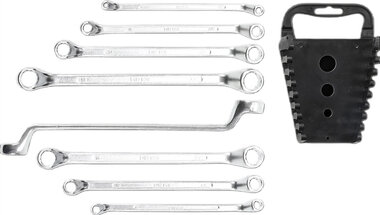 Doppel-Ringschlussel-Satz gekropft SW 6 x 7 - 20 x 22 mm 8-tlg