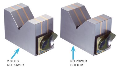 Magnetischer V-Block 8 mm - 34 mm