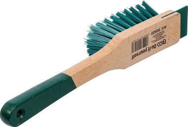 Rasenmaher-Burste mit Schaber