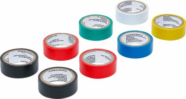 Farbiges Klebeband-Set 18 mm x 3 m, 8-teilig