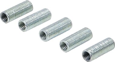 Gewinde-Reparaturhulsen Innengewinde M6 x 1 / Aussengewinde M8 x 1 5-tlg