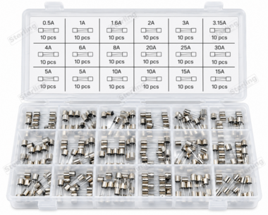 Sterling Sortiment Flinke Glassicherungen 0,5A- 15A 180 Stuck