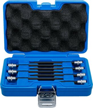 Steckschlussel-Bit-Satz (1/4) T-Profil (fur Torx) mit Kugelkopf T10 - T40, 7-teilig
