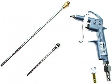 Air Blow Gun Aluminium Druckguss mit 3 Attachments