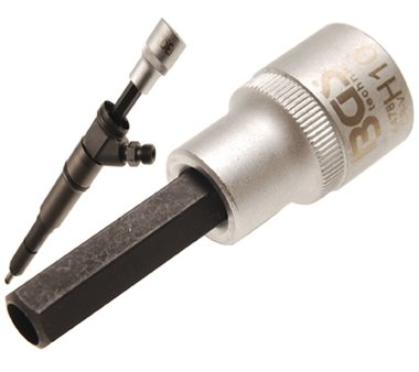 Injektor-Einsatz Antrieb Innenvierkant (1/2) Abtrieb Innensechskant 10 mm