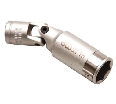 Gelenkeinsatz für Zündkerzen, 10 (3/8) Antrieb, 16 mm