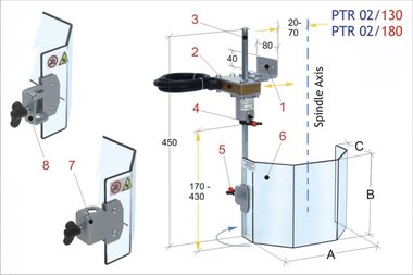 Hütet traditionellen Bohrer PTR 02/180, 2,60kg