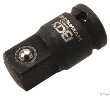 Kraft-Steckschlüssel-Adapter Innenvierkant 6,3 mm (1/4) - Außenvierkant 10 mm (3/8)