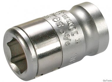 Bit-Adapter mit Haltekugel Innenvierkant 10 mm (3/8) Innensechskant