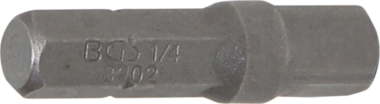 Bit-Knarren-Adapter Außensechskant 6,3 mm (1/4) - Außenvierkant 6,3 mm (1/4) 30 mm