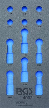 Werkzeugablage 1/3, leer für Artikel 4092