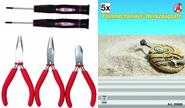 Feinmechaniker-Werkzeugsatz, 5-tlg.