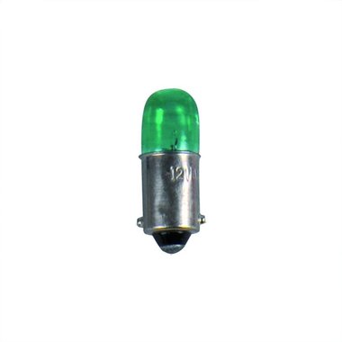 Autolampe 12V 4W BA9s grün X2 Stück