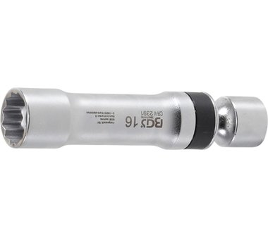 Universal Joint Zündkerzenstecker , 16 mm, 12 pt, mit Haltefeder