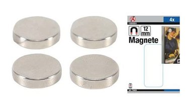 Magnetsatz extra starker Durchmesser 12 mm 4-tlg