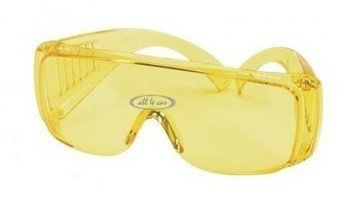 Lose gelbe UV-Gläser