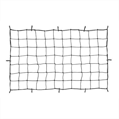 Elastisches Anhänger- und Gepäcknetz 90x150cm mit Kunststoffhaken