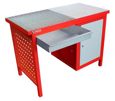 Letzter Tisch 120 cm - mit Schrank