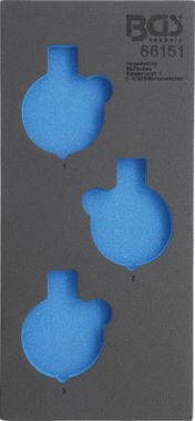Werkstattwageneinlage 1/3 leer für Art.66151